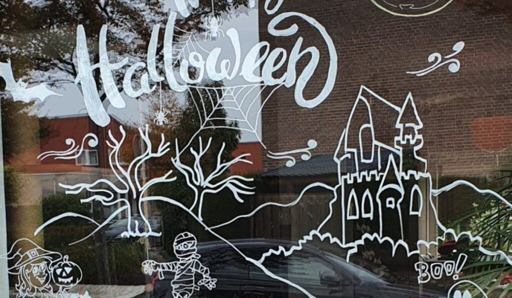 Halloween Raamtekeningen Maken