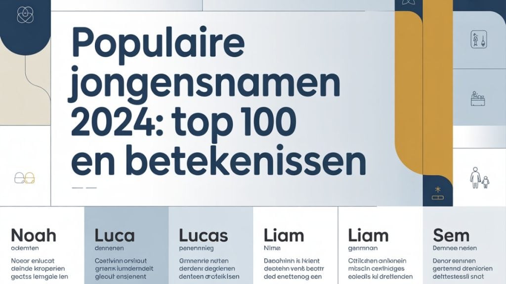  Jongensnamen 2024