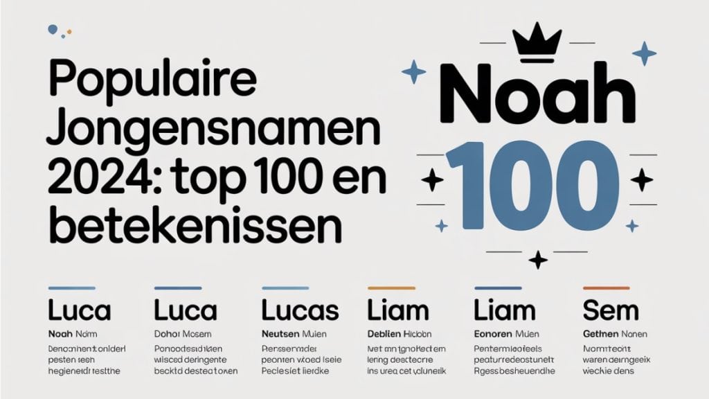  Jongensnamen 2024